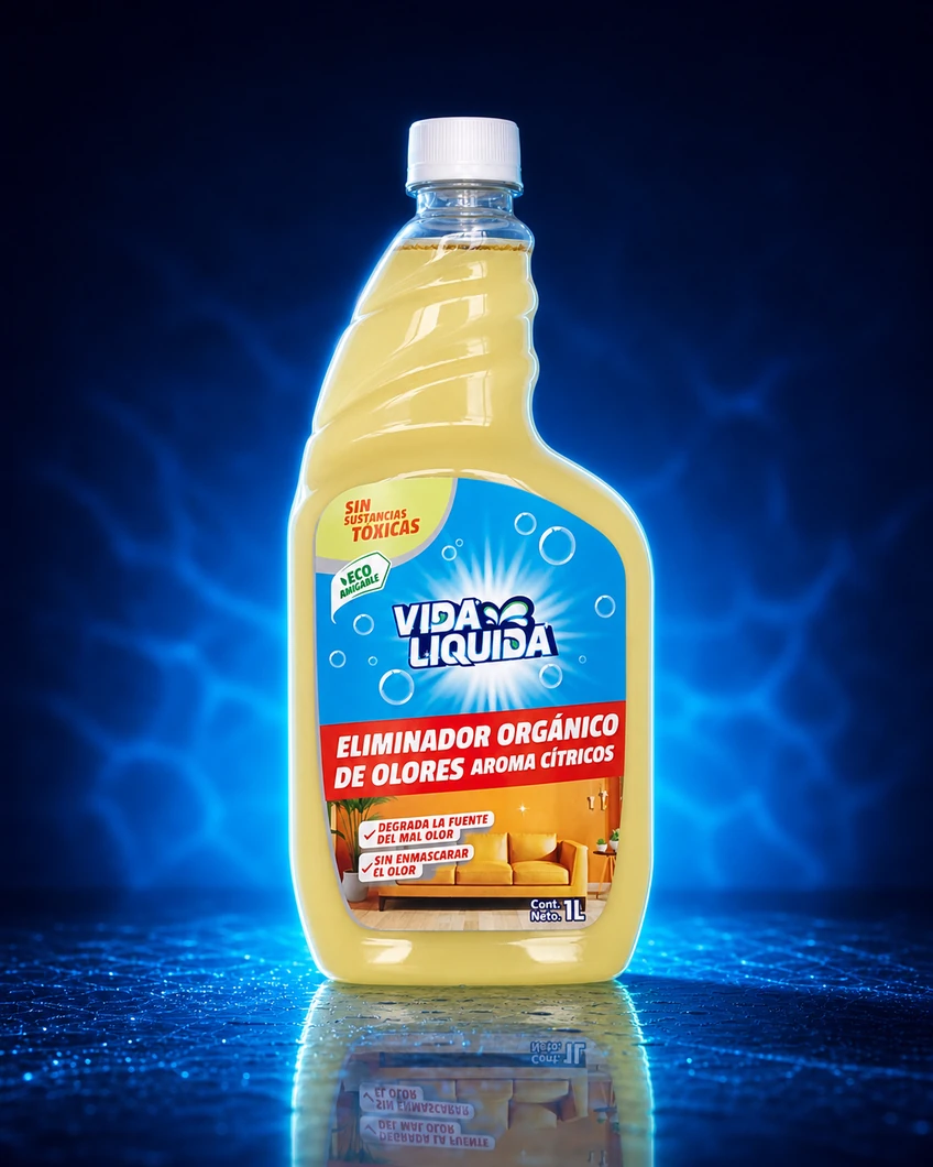 Presentación de Eliminador de malos olores con aroma cítricos